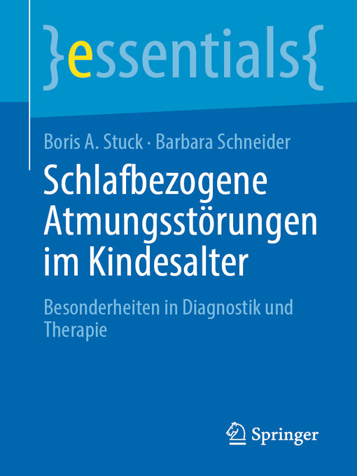 Title details for Schlafbezogene Atmungsstörungen im Kindesalter by Boris A. Stuck - Available
